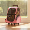 Valise pour chat à roulettes convertible en sac à dos — photo 2