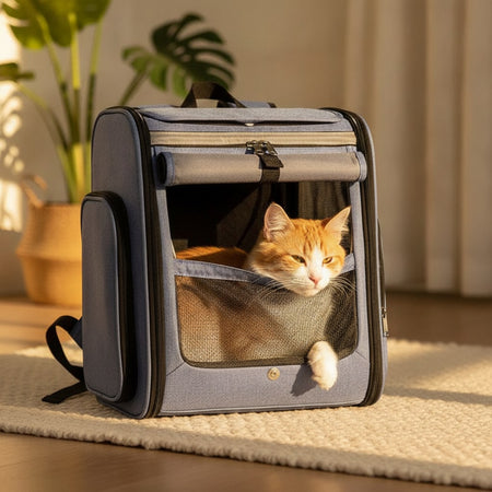 Sac pour chat sac à dos souple pliable — photo 2