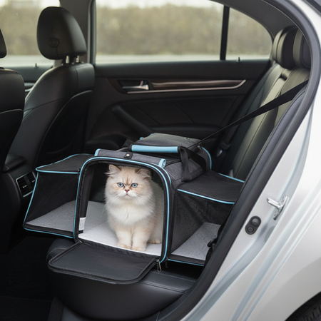 Panier de transport chat souple extensible — photo 2