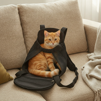 Porte-bébé chat ventral en maille respirante — photo 2