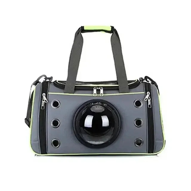 Sac promenade chat type cabas à hublot transparent — photo 12