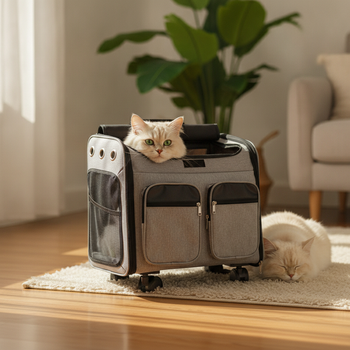 Sac pour transporter chat à roulettes — photo 2