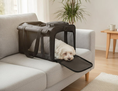 Sac de transport pour chien souple en maille aérée — photo 2