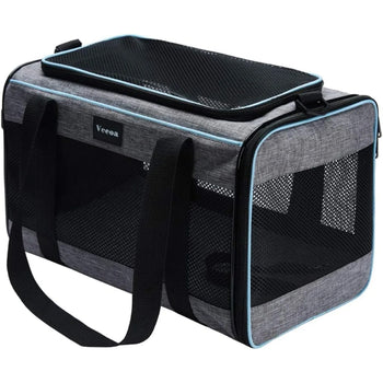 Caisse pour transport de chien ou chat souple à maille respirante — photo 3