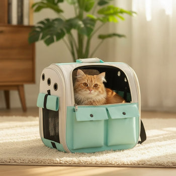 Sacs de transport pour chats sac à dos en maille — photo 2