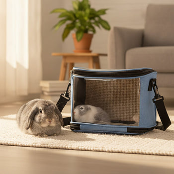 Sac de transport pour lapins et hamsters à hublot transparent — photo 2