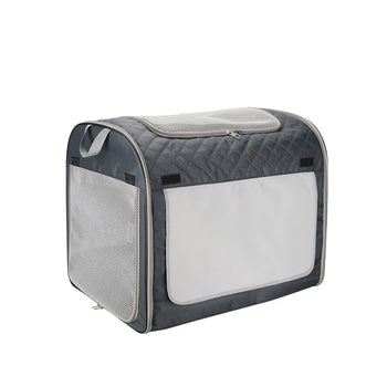 Sac de transport chien ou chat voiture pliable semi-rigide