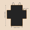 Protection coffre chien — plan coté 180 × 105 cm