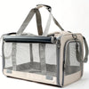 Sac de transport pour chien souple en maille aérée — coloris beige