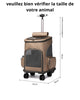 Sac transport pour chien ou chat à roulettes — photo 7