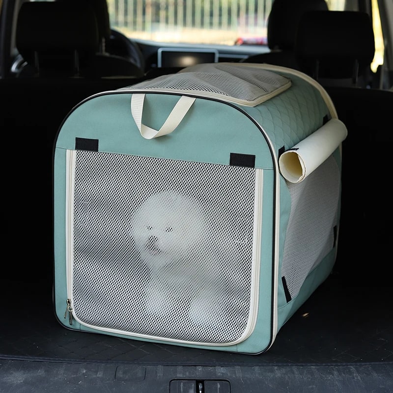 Sac de transport chien ou chat voiture pliable semi-rigide — photo 6
