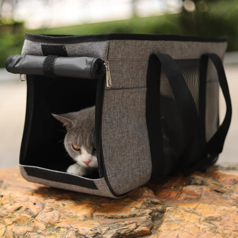 Sac de transport pour animaux type cabas avec bandoulière — photo 4