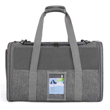 Sac de transport pour chat avion souple avec bandoulière — photo 4