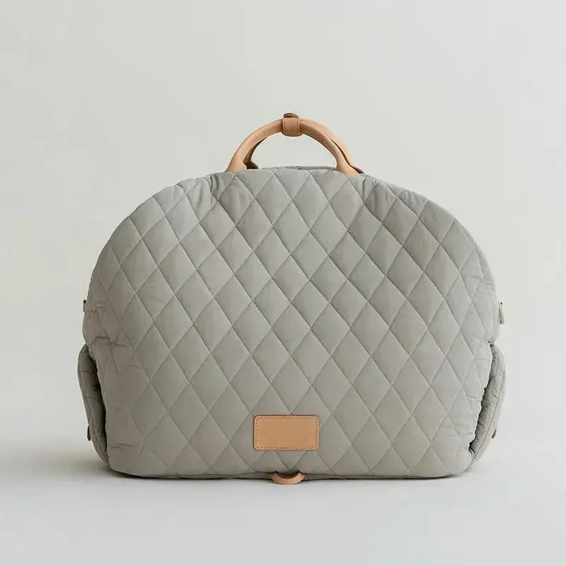 Sac de transport pour petit chien ou chat de luxe matelassé — photo 3