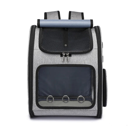 Sac porte-chien ou chat sac à dos à hublot transparent