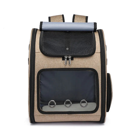 Sac porte-chien ou chat sac à dos à hublot transparent — photo 3
