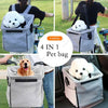 Sac transport vélo chien ou chat 4-en-1 pliable — photo 5
