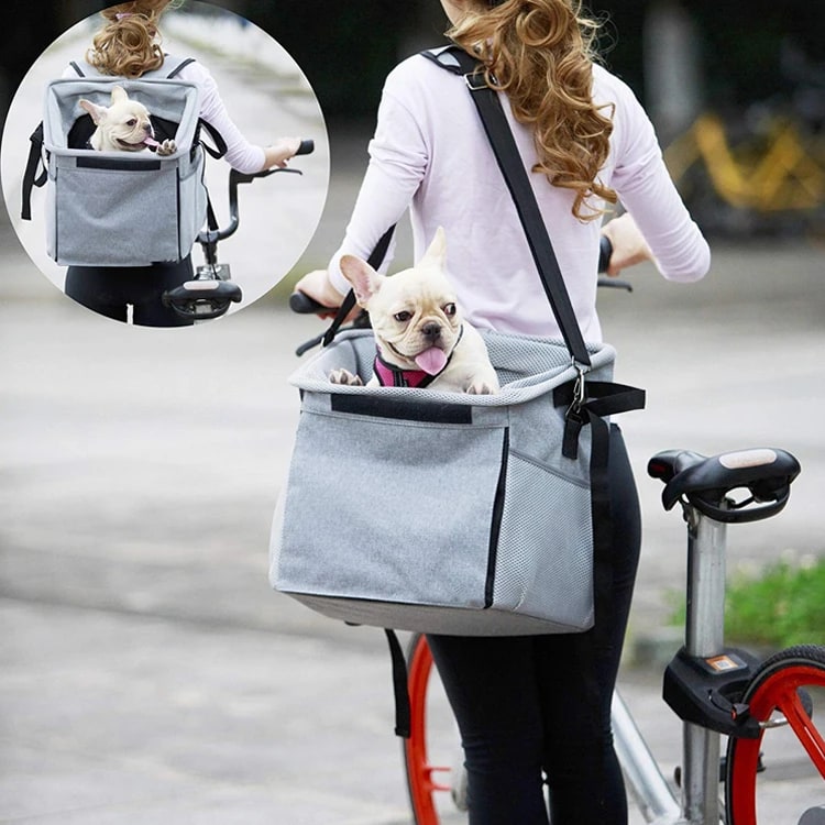 Sac transport vélo chien ou chat 4-en-1 pliable — photo 6