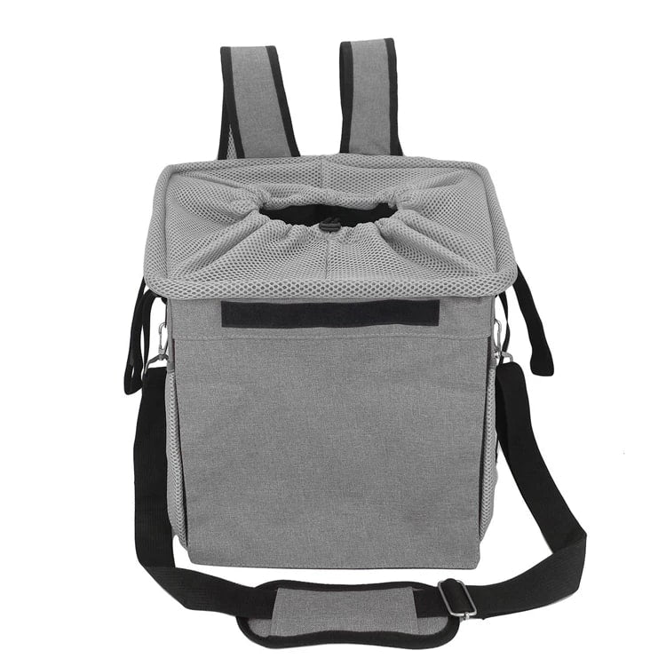 Sac transport vélo chien ou chat 4-en-1 pliable